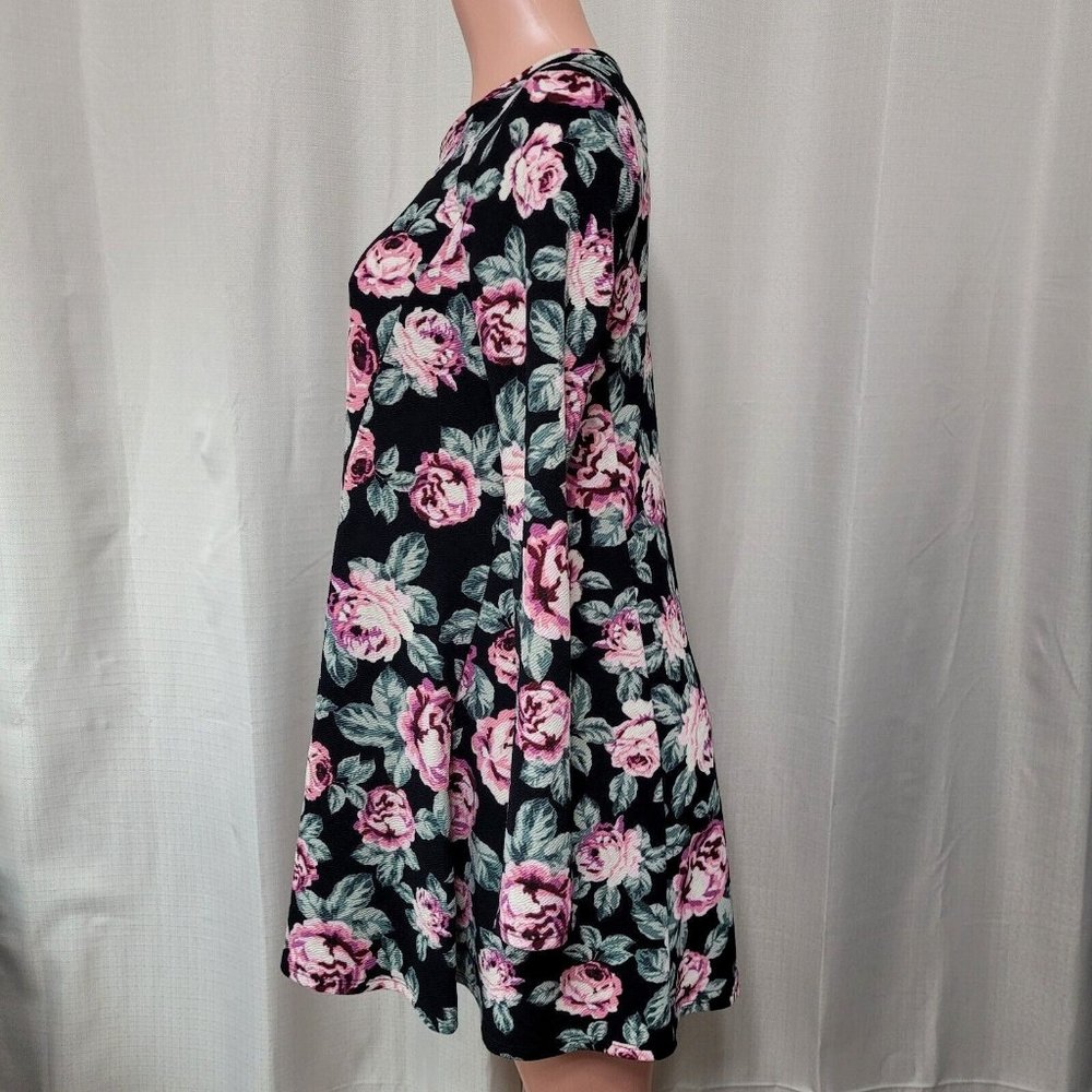 Show Me Your Mumu Harrison Babydoll Dress Women's Size Small Black Floral Print - Picture 6 of 9